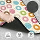 thumbnail image 3 of Fotbe Colorful Donuts Juego de 4 Tapetes para Auto con Estampado – Alfombrillas de Goma Reforzada, Diseño Antideslizante, Protección para Todo el Año – Vehículos, Autos, Camionetas y SUVs, 3 of 7