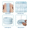thumbnail image 4 of 3Pcs Spa Headband and Wristbands for Washing Face for Women Sleepover Yoga Sports Make up Shower, 4 of 6