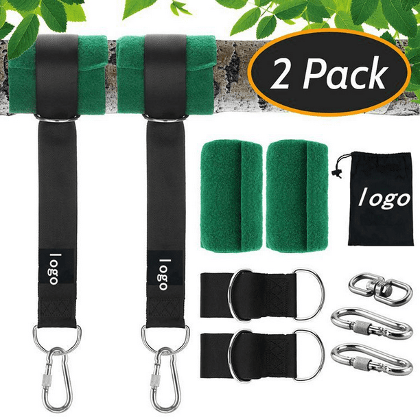 Tree Swing Hanging Kit, 5000 lbs Tree Swing Hanging Straps Kit Two 5ft  Double Layer Straps with Tree Protectors Carabiners Heavy duty for Swing  Set 