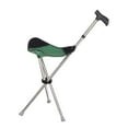 thumbnail image 1 of Bastón Con Asiento Para Caminar, Portátil, De Viaje, Ligero, Para Sentarse, Plegable, Color Verde, 1 of 8