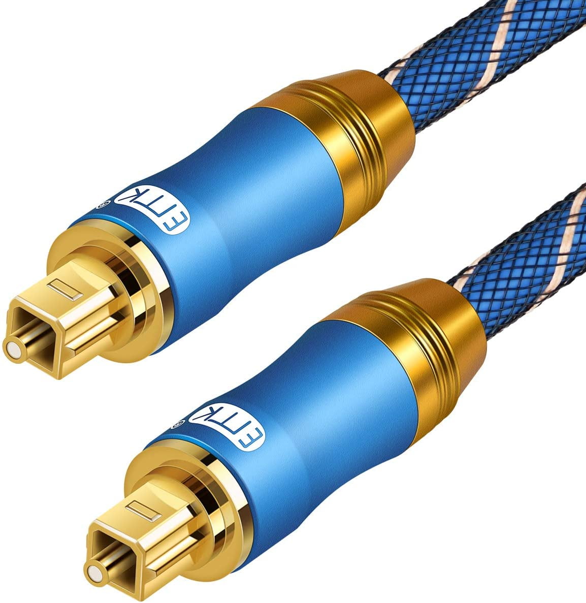 EMK Digital Optical Audio Cable Fiber Optical Toslink Cable SPDIF Audio