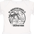 thumbnail image 4 of Inktastic Summer Vacation Mode St. Augustine Beach Florida Boys or Girls Long Sleeve Baby Bodysuit, 4 of 5