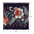 thumbnail image 5 of Retro Floral Shower Curtain 72x72 Inches, Quick-Dry Polyester with Plastic Hooks, Bohemian Paisley Artistic Pattern for Bathroom Style, 5 of 5
