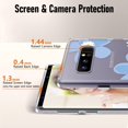 thumbnail image 4 of for Galaxy Note 8 Case, Floral Pattern Shockproof Protection Phone Cover, Silicone Protector Funda para Samsung Note 8 Transparent Flexible Sleek Durable Wireless Charging Compatible Case, 4 of 13