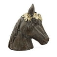 thumbnail image 2 of A&B Home Horse Head with Gold Wreath Magnesium Planter 14.4" x 8.5" x 13.6", 2 of 7
