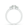 thumbnail image 2 of ANGARA Natural 0.47 Ct. Diamond Classic Ring in Sterling Silver for Women (Ring Size: 6), 2 of 10