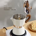 thumbnail image 5 of Coffee Pot, Moka Pot Italian Coffee Maker 3 cup/5 OZ Stovetop Espresso Maker for Gas or Electric Ceramic Stovetop Camping Manual Cuban Coffee Percolator for Cappuccino or Latte, 5 of 11