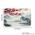 thumbnail image 4 of SPXUBZ Chinese Landscape Non Slip Flannel Floor Mat for Bathroom Kitchen Bedroom Decor 16x24 inch, 4 of 5