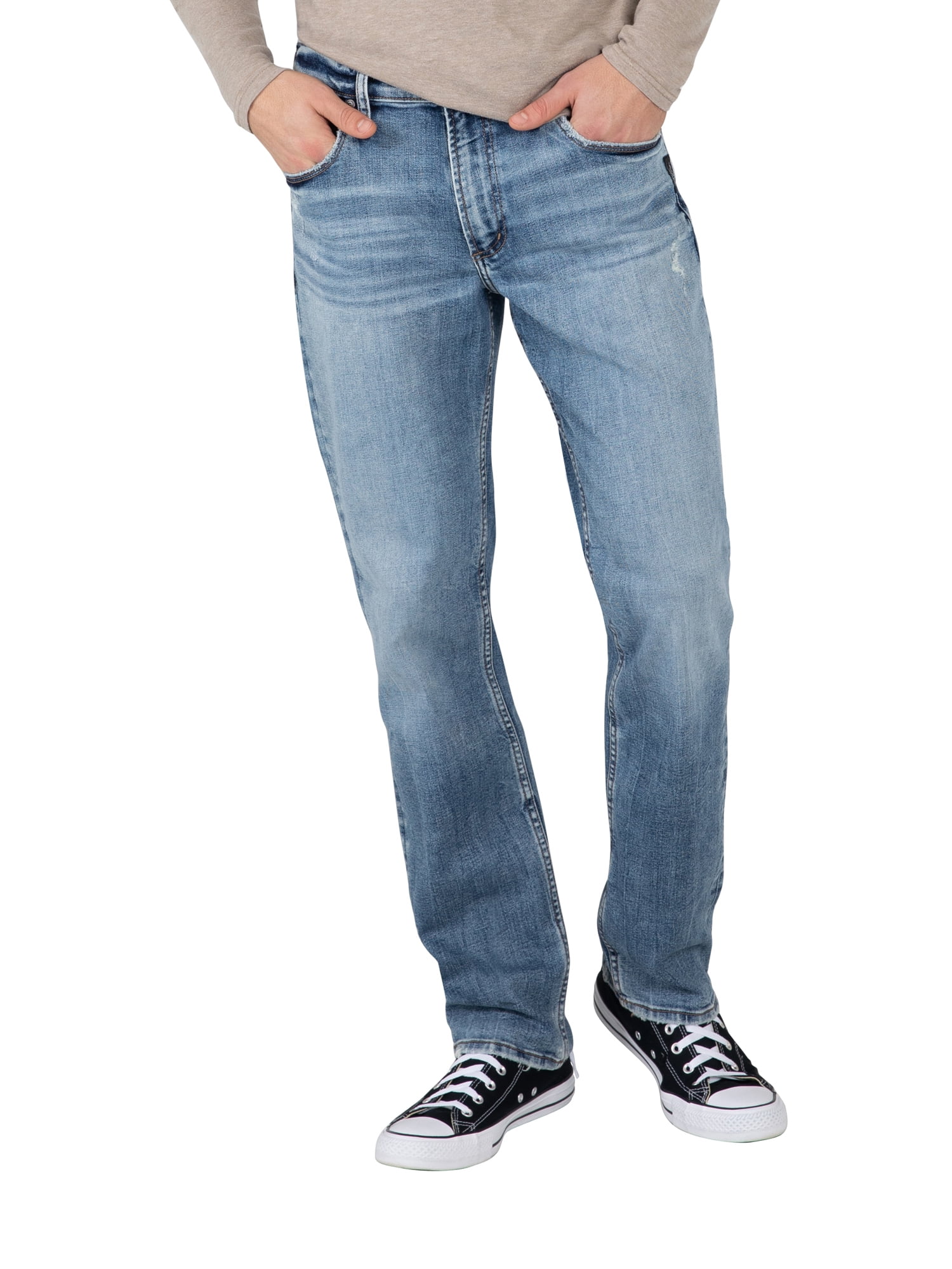 Silver Jeans Co Mens Machray Straight Leg Jeans 