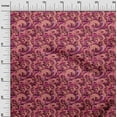 thumbnail image 3 of oneOone Cotton Poplin Twill Dark Magenta Fabric Asian Japanese Wave Diy Clothing Quilting Fabric Print Fabric By Yard 56 Inch Wide, 3 of 4