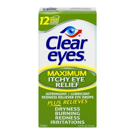 Clear Eyes Maximum Itchy Eye Relief Drops 0.5 FL