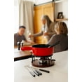 thumbnail image 3 of Swissmar Ticino 9 Piece Cast Iron Fondue 9 Piece Set 2 Quart Red, 3 of 8