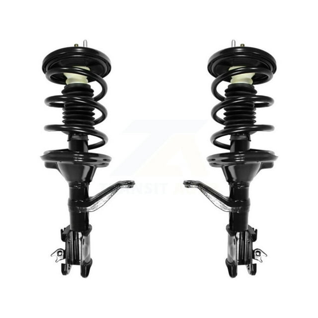 Transit Auto Front Complete Suspension Shocks Strut and Coil Spring Mount Assemblies Kit for Car 2003-2011 Honda Element - Left Right Side (Driver Passenger) K78A-100156