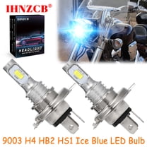IHNZCB for Honda VTX1300C VTX1300R/S/T 2003-2009 - 2X HS1 9003 H4 HB2 LED Headlights Bulb 55W Ice Blue YTL,Motorcycle Light,Y44