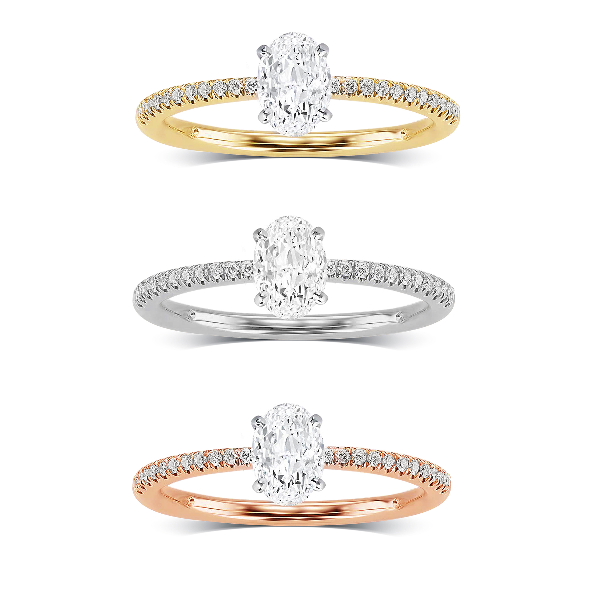 Arista 2-5/8 Carat T.W. Oval Swarovski Diamonds White Solitaire Engagement Ring in Sterling Silver