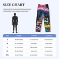 thumbnail image 4 of Picia Colorful Mushroom Mens Soft Woven Cotton Elastic Waistband Sleep Pajama Pant Lounge Sleep Pant With Pockets And Drawstring-X-Large, 4 of 9