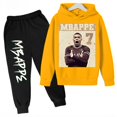 thumbnail image 2 of 2024 Ropa para niños CALIENTE Conjunto de sudadera con capucha para niños más sudadera y pantalones Conjunto deportivo de 2 piezas para niños y niñas Ropa estampada de Mbappé, 2 of 5