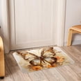 thumbnail image 6 of Butterfly Non-Slip Polyester Bath Rug, Machine Washable Area Rugs for Bathroom and Chair Rug, 6 of 6