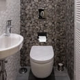 thumbnail image 6 of KONTONTY Black Stainless Steel Toilet Paper Holder with Shelf for Bathroom Storage Easy Installation 12.5 x 6.5 inches, 6 of 7