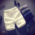 thumbnail image 5 of Pantalones cortos de 3 cuartos para hombre, informales, de lino y algodón con cordón, ropa de calle elegante, ofertas especiales, paquete de lujo Y2k, verano, talla XL EE, 5 of 5