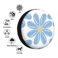 thumbnail image 5 of Waterproof Spare Wheel Cover, Flowers Bloom Adjustable Wheel Cover For Jeep Trailer Rv Suv Car, 17 Inch, 5 of 8