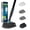 Black, variant on 3 in 1 Shower Cleaning Brush with 51'' Long Handle, Rotatable Head Stiff Shower Scrubber for Cleaning, Adjustable Long Handled Scrub Brush for Bathtub Shower Bathroom Floor Kitchen Toilet, White