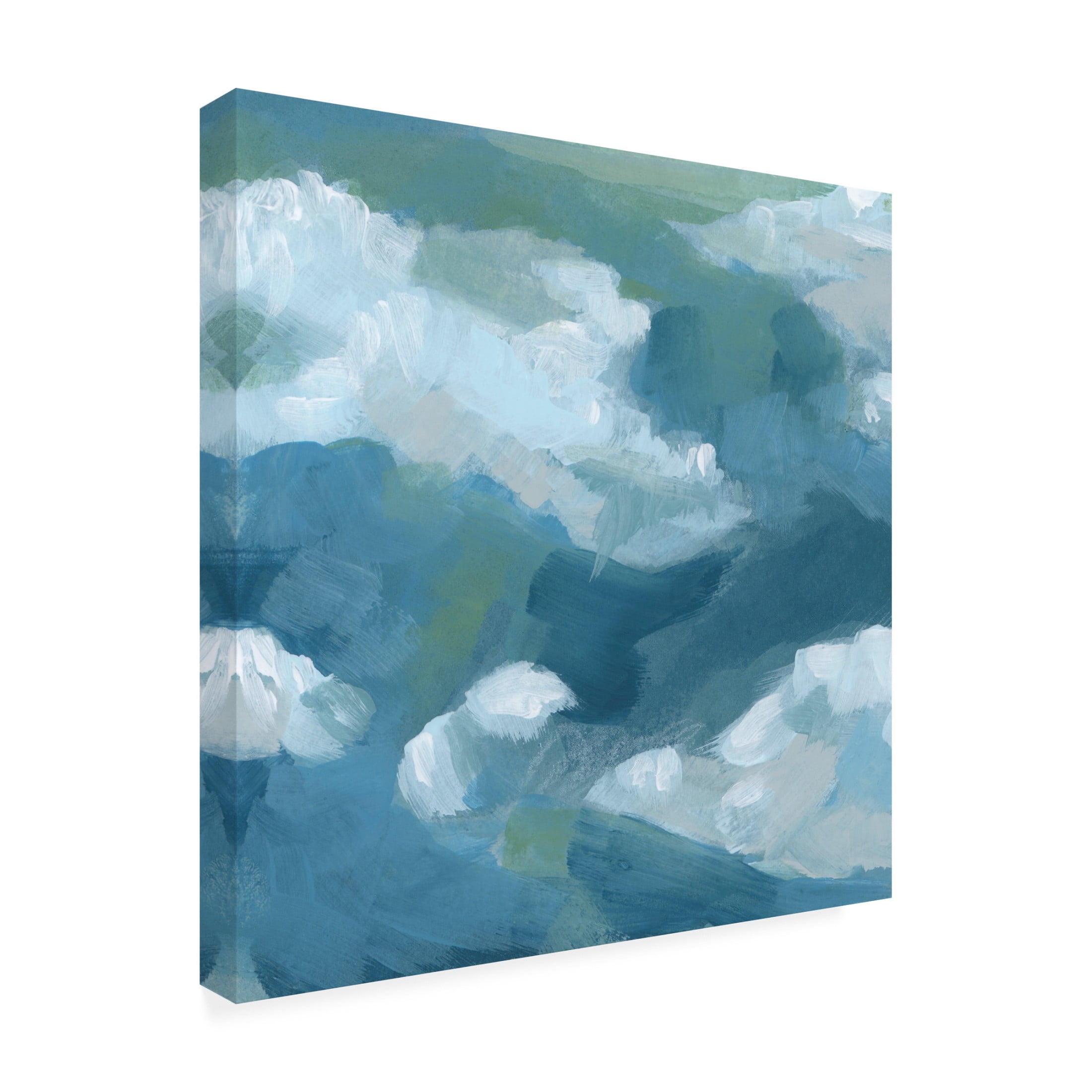 Trademark Fine Art June Erica Vess  Brushy Surf II Canvas Wall Art