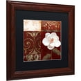 thumbnail image 2 of Trademark Fine Art "Flores Blancas IV" Canvas Art by Color Bakery Black Matte, Wood Frame, 2 of 4
