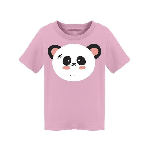 Cute Panda Face With Scratch T-Shirt Toddler -Image by Shutterstock, 4 Toddler