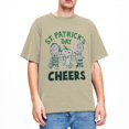 thumbnail image 3 of Camiseta de algodón 100 % divertida para hombre con el lema Y2K de Peanuts, Snoopy, San Patricio y Charlie Brown Cheers, 3 of 5