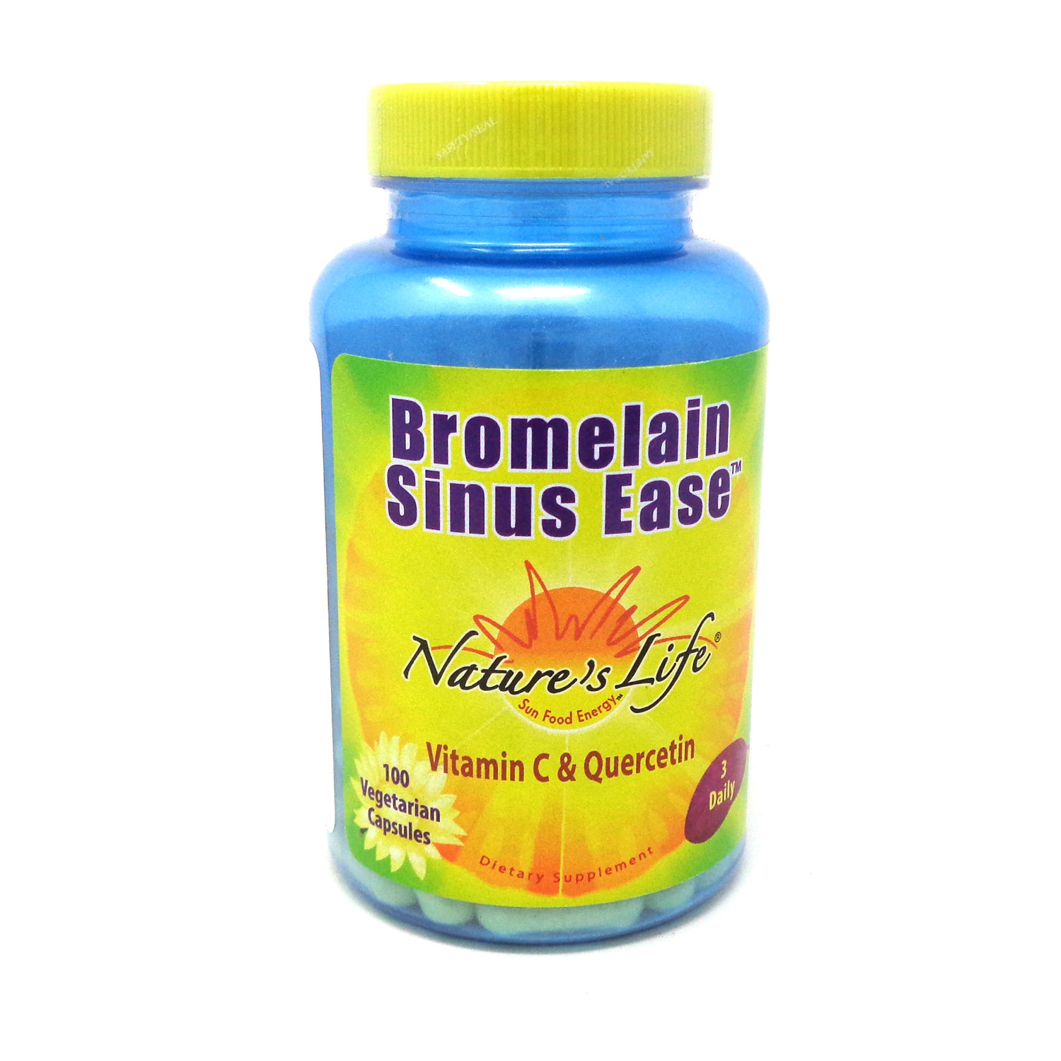 Nature's Life Bromelain Sinus Ease, 1200 Mg, 100 Capsules