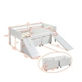 thumbnail image 7 of Low Study Twin Loft Bed with Two Storage Boxes and Slide Low Study Loft Bed, 7 of 7