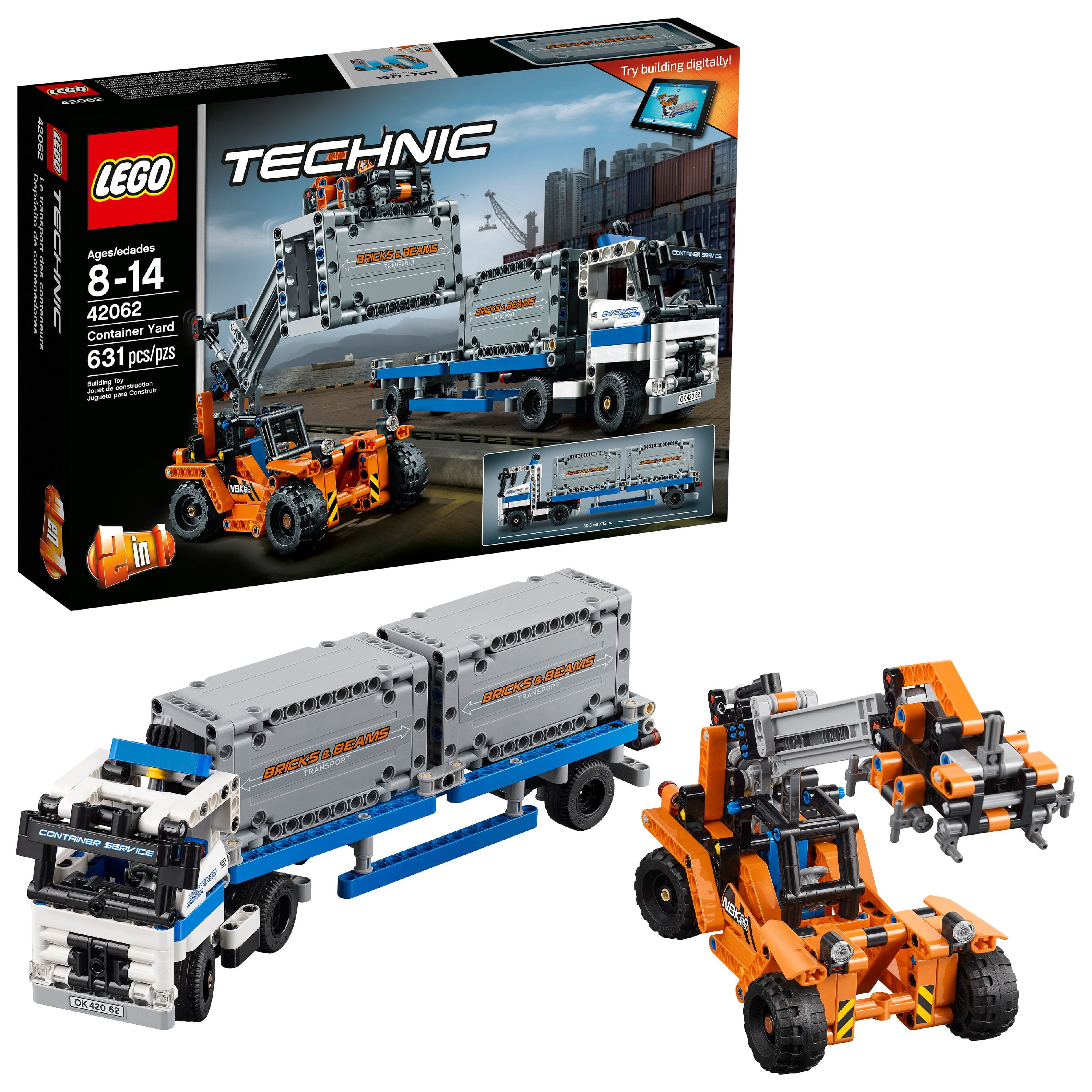 LEGO Technic Container Yard 42062 Building Set (631 Pieces) â Walmart Inventory Checker â BrickSeek