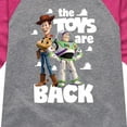 thumbnail image 3 of Toy Story -The Toys Are Back - Toddler And Youth Girls Raglan Graphic T-Shirt, 3 of 5