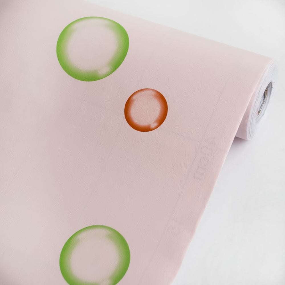Colorful Bubbles Vinyl SelfAdhesive Wallpaper Prepasted