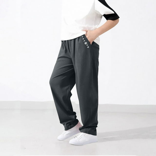Odeerbi 6-15 Años Niños Pantalones Pata Recta Algodón Bonitos Colores Sólidos Casual Primavera Pantalones Con Bolsillo