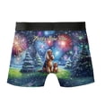 thumbnail image 2 of Happy New Year Cocker Spaniel Family Cheer Winter Midnight Firework All Over Print Boxer Briefs Underwear for Men Dad Cockers Dog Lover Gifts - 02025, 2 of 6