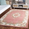 thumbnail image 2 of SAFAVIEH Aubusson Albus Medallion Area Rug, Pink/Ivory, 6' x 9', 2 of 11