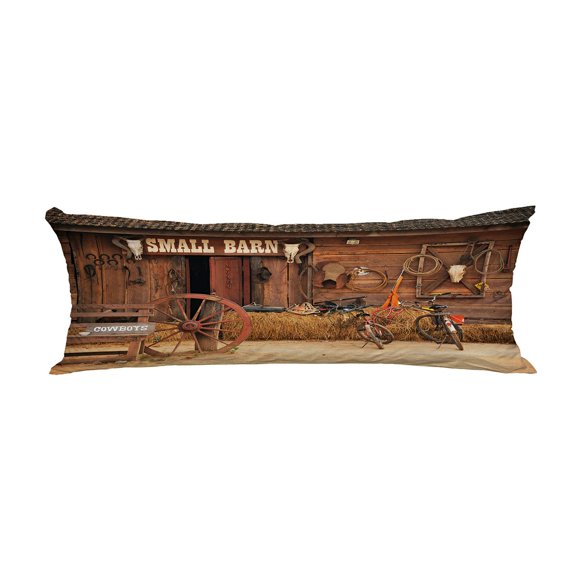 ABPHQTO Western Style Cowboy Home Body Pillow Covers Pillow Case Protector Pillowcase 20x60 Inch