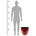 thumbnail image 4 of Drevy EPR18-105 18" x 18" x 16.50" Egg Shaped Red Plant Planter, 4 of 5