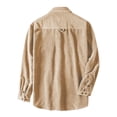 thumbnail image 4 of Besolor Mens Spring Fall Corduroy Shirt Jacket Casual Lapel Button down Long Sleeve Plus Size Blouse Tops with Pockets, 4 of 4