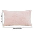 thumbnail image 3 of AYktou Christmas Pillows Cover 12×20 Inch, Christmas Tree Snowflake Patterns Sofa Throw Pillow Plush Lumbar Cushion Decorative for Couch Bed Living Room Holiday Cushion Covers Decoration, Pink, 3 of 6