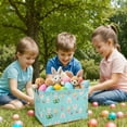 thumbnail image 7 of NIETEIN Cute Easter Basket Large Canvas Personalized Rabbit Design for Kids, 7 of 7