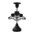 thumbnail image 1 of Candelabro de metal vintage, candelabro romántico para mesa de cena, decoración retro con textura envejecida para bodas, fiestas y aniversarios en el hogar., 1 of 8