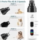 thumbnail image 2 of Dog Nail Grinder, Upgraded Super Quiet Painless Pet Nails Grooming Tools, 2 Speed Rechargeable Pet Nail Trimmer For Large Medium Small Dogs Cats Excel, 2 of 5