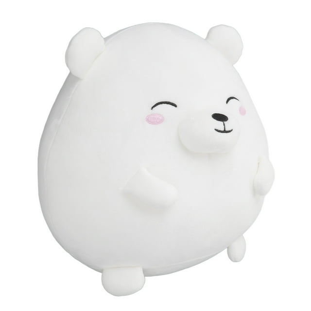 Plush Pillow, Soft Spandex Interesting Design Relaxing Decorative Happy Style Bear Plush Toy for Living Room for Lounge