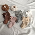 thumbnail image 4 of Seyurigaoka Newborn Bow-knot Socks, Autumn and Winter Baby Hosiery for Indoor Outdoor, 4 of 7