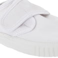 thumbnail image 3 of Dek Kids  Junior Touch Fastening White Canvas Plimsolls, 3 of 4