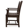 thumbnail image 2 of POLYWOOD TGD200MA Traditional Garden Dining Arm Chair in Mahogany, 2 of 3