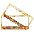 thumbnail image 2 of License Plate Cover Birds Pumpkin And Fall Leaves License Plate Frame License Plate Shield Frame 2 Pcs Set Welcome Halloween Thanksgiving Quality Aluminum Metal License Plate Frame 12.3" X 6.3", 2 of 6
